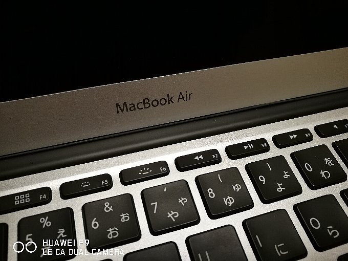 久々の出番となった MacBook Air