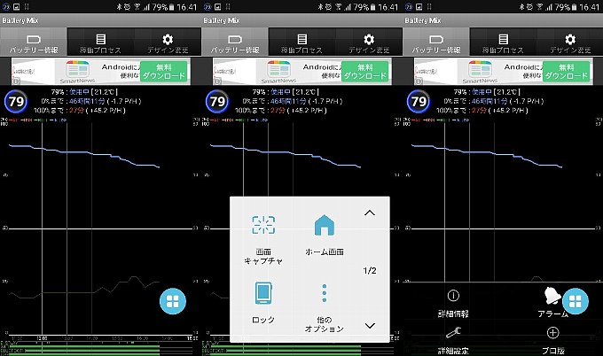 GalaxyS7にあるアシスタントメニュー機能