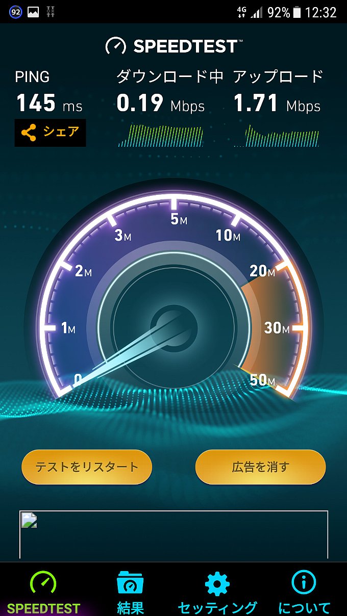 0 SIM計測時の速度変化